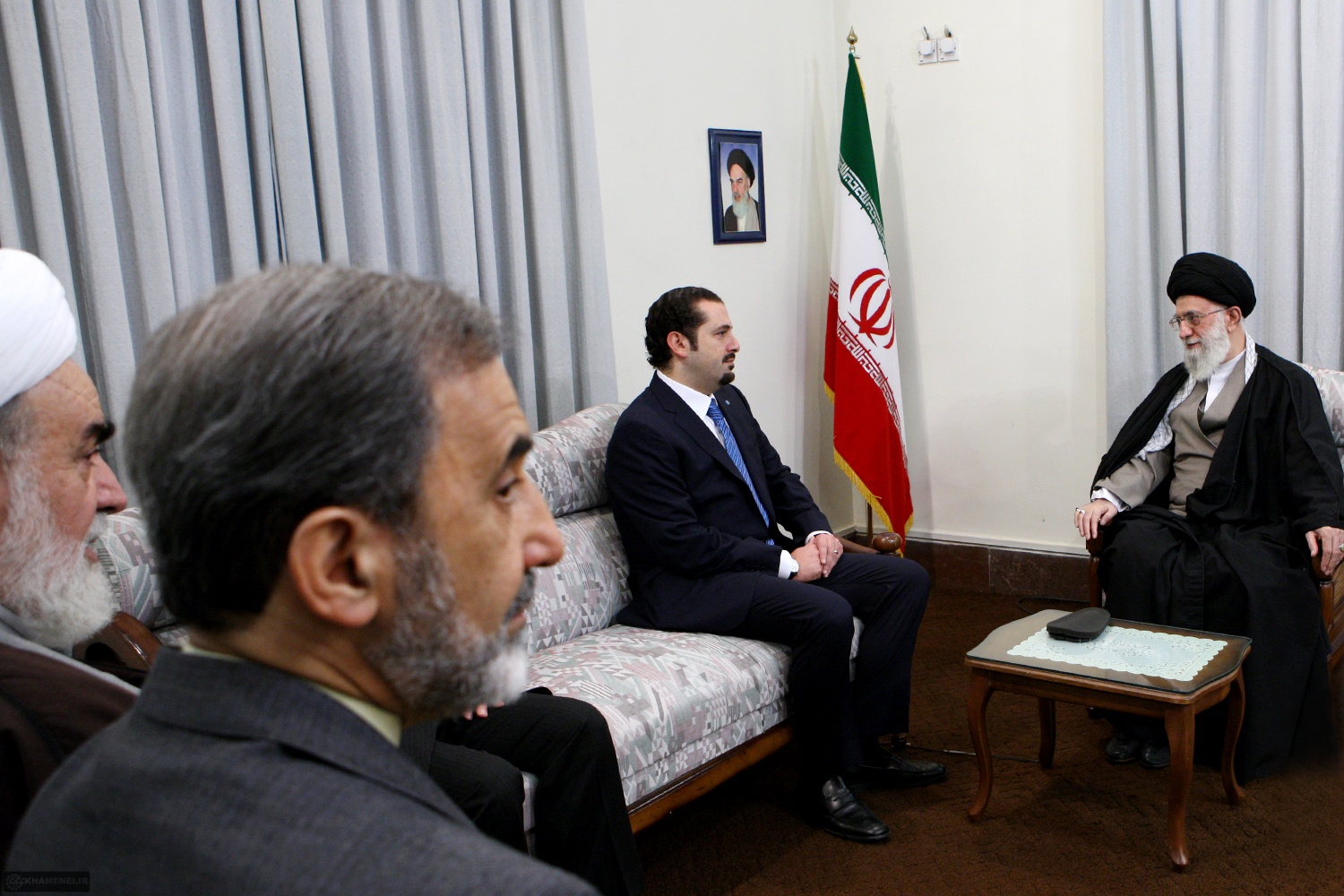 Receiving Lebanese Prime Minister Saad Hariri, 2010