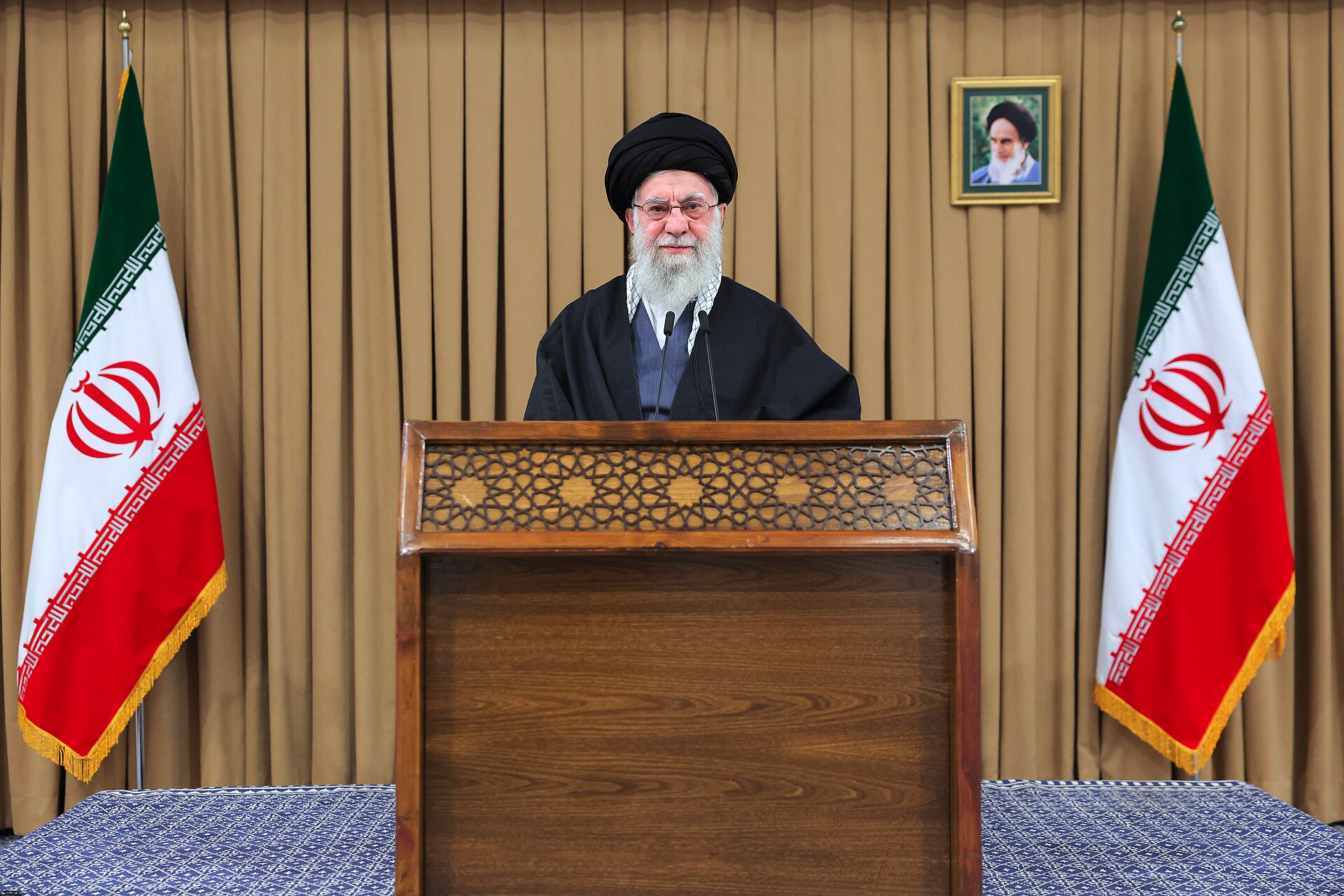 Shaheed Sayyed Ali Khamenei addressing the nation