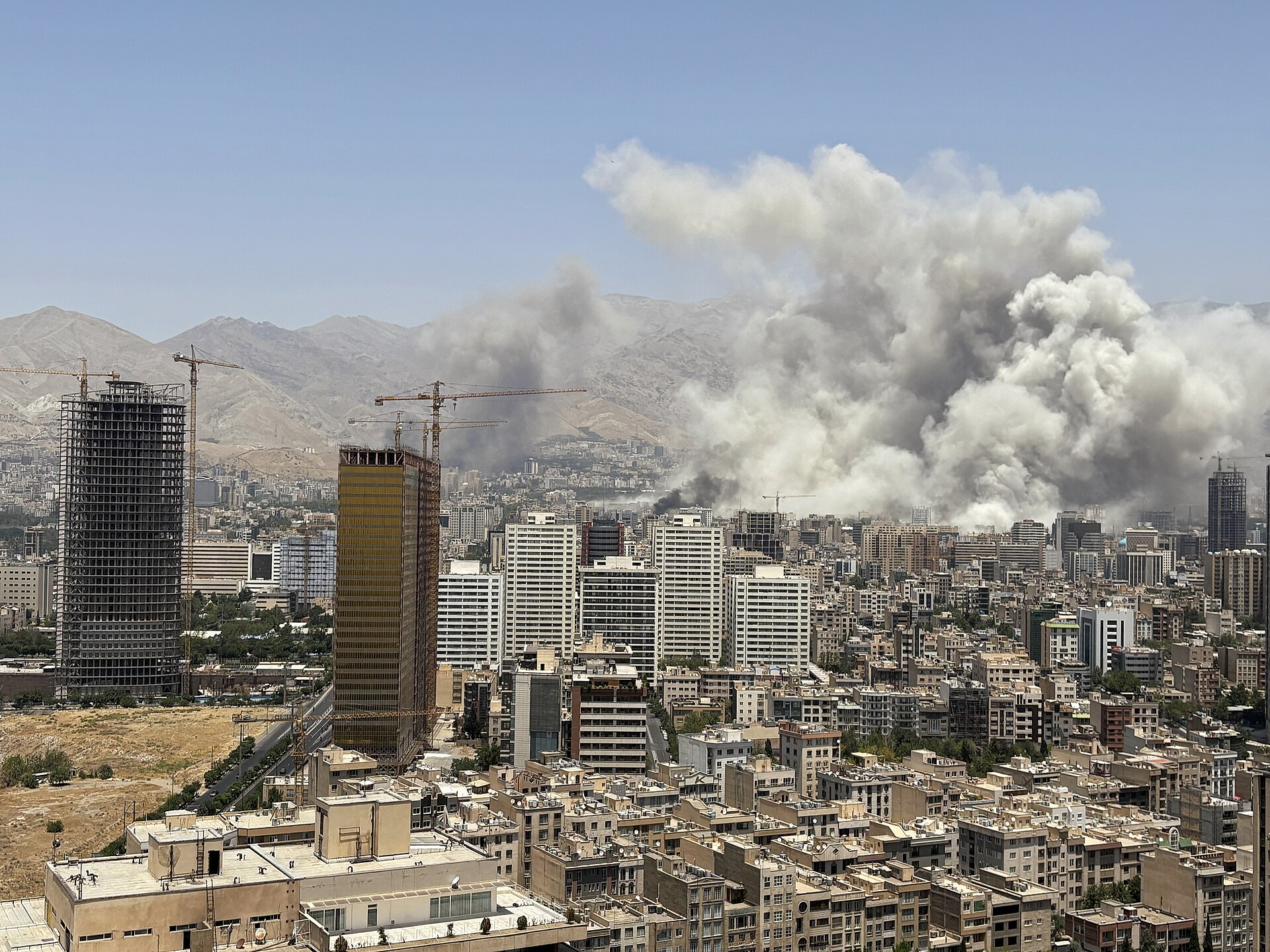Attack on Tehran, June 2025